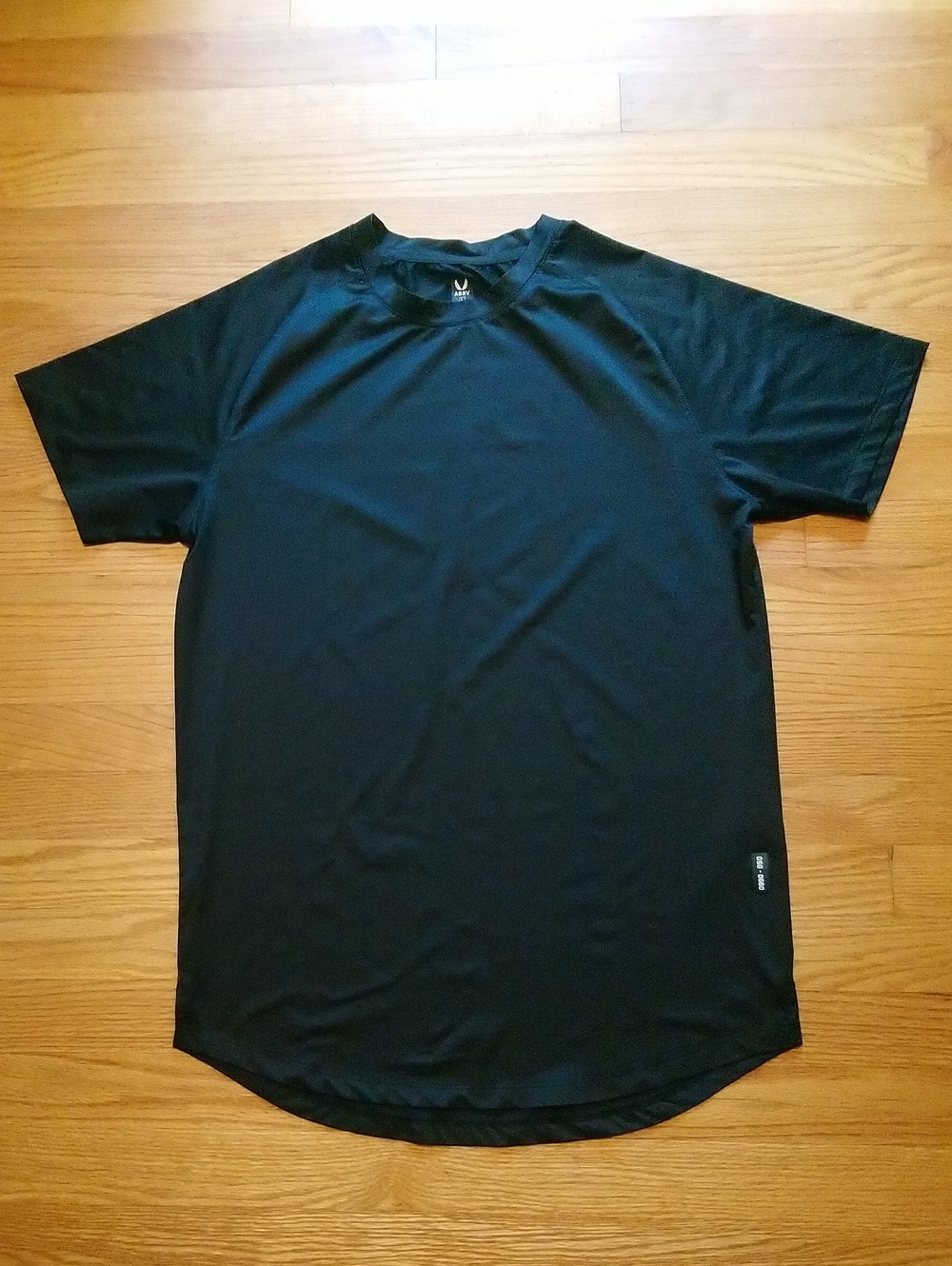 ASRV Men's Black Performance Crewneck Shirt